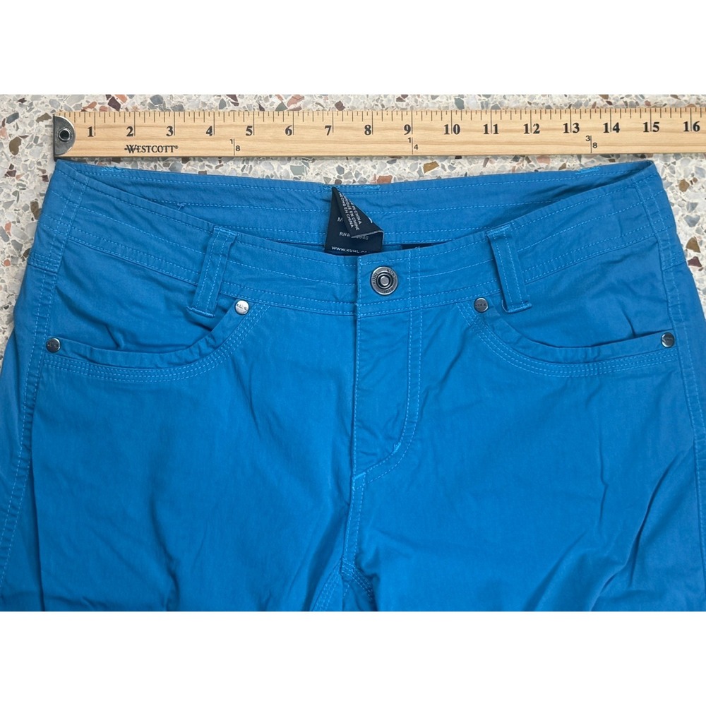 Kuhl Vintage Patina Dye Women's Straight Leg Cargo Blue Pants Size 6 Reg - Picture 8 of 11
